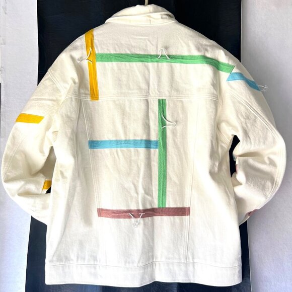 Aefric Eden Oversize Jacket Unisex Block color Jacket Size Medium - Picture 2 of 13